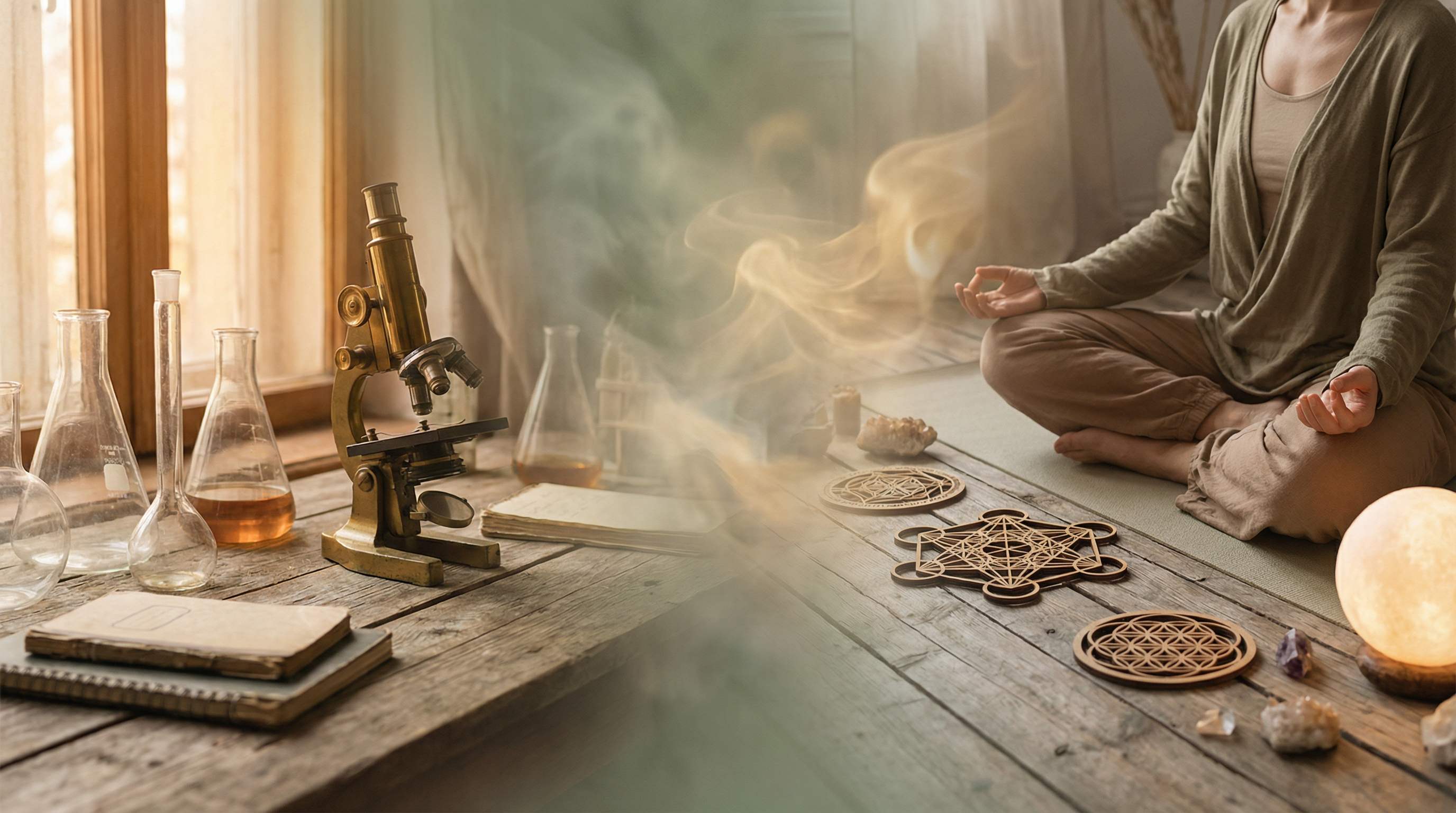 Between Science and Spirit - Reconciling Material and Mystical